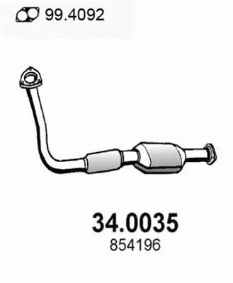  34.0035 Catalytic Converter 340035