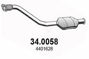 Asso 34.0058 Catalytic Converter 340058