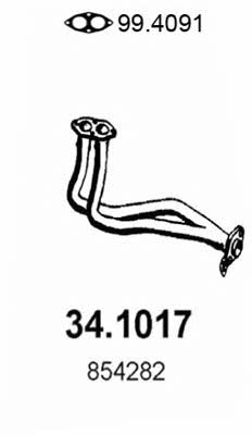  34.1017 Exhaust pipe 341017