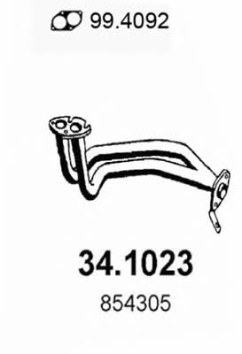  34.1023 Exhaust pipe 341023