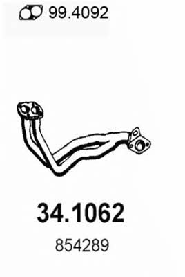 Asso 34.1062 Exhaust pipe 341062