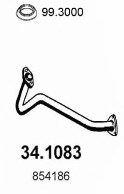 Asso 34.1083 Exhaust pipe 341083