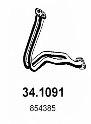 Asso 34.1091 Exhaust pipe 341091
