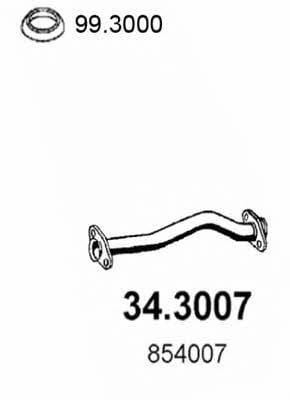 Asso 34.3007 Exhaust pipe 343007