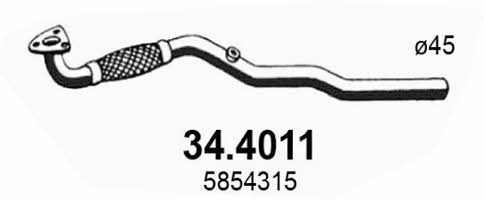 Asso 34.4011 Exhaust pipe 344011