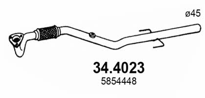 Asso 34.4023 Exhaust pipe 344023