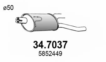 Asso 34.7037 End Silencer 347037