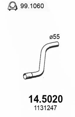 Asso 14.5020 Exhaust pipe 145020