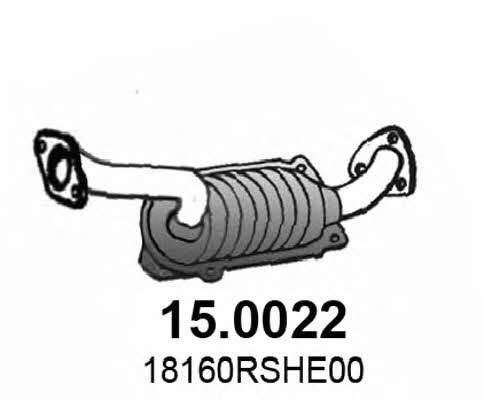 Asso 15.0022 Catalytic Converter 150022