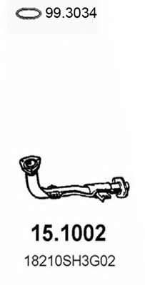 Asso 15.1002 Exhaust pipe 151002