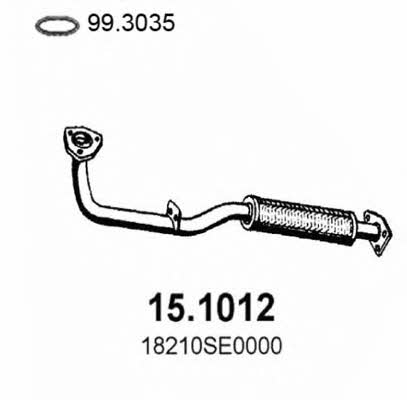 Asso 15.1012 Exhaust pipe 151012