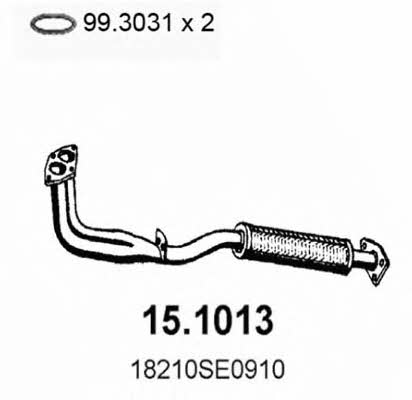 Asso 15.1013 Exhaust pipe 151013