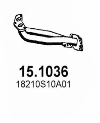 Asso 15.1036 Exhaust pipe 151036