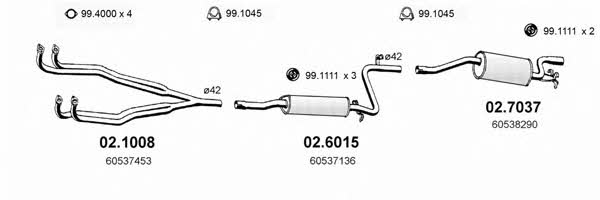  ART0065 Exhaust system ART0065