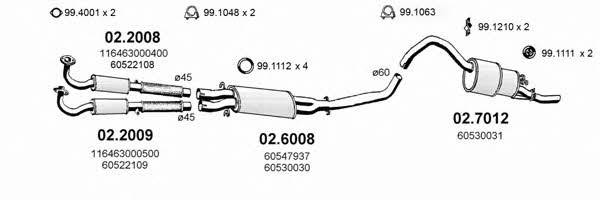 Asso ART0094 Exhaust system ART0094