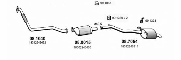  ART0363 Exhaust system ART0363