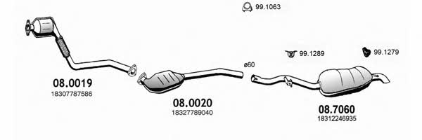 ART0372 Asso Exhaust system