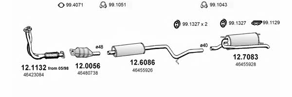 ART0730 Asso Exhaust system
