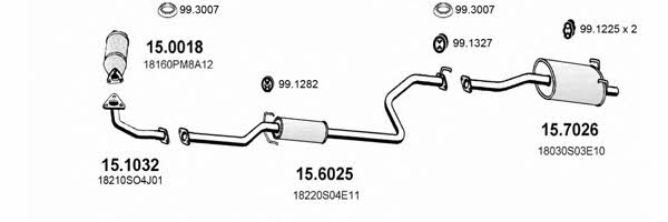 ART1114 Asso Exhaust system