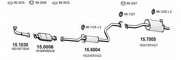 ART1146 Asso Exhaust system