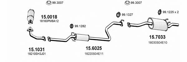 ART1152 Asso Exhaust system