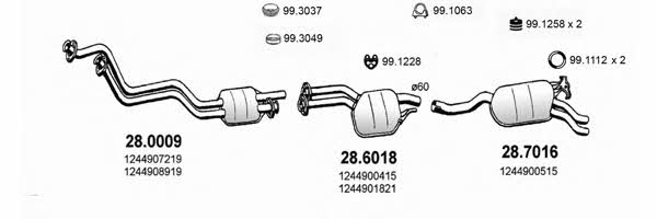 ART1417 Asso Exhaust system