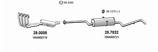 ART1450 Asso Exhaust system