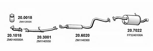 Asso ART1507 Exhaust system ART1507