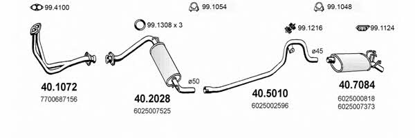  ART2009 Exhaust system ART2009