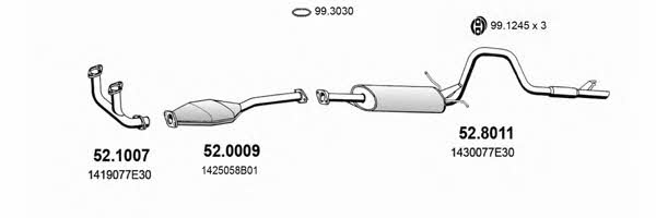 ART2394 Asso Exhaust system
