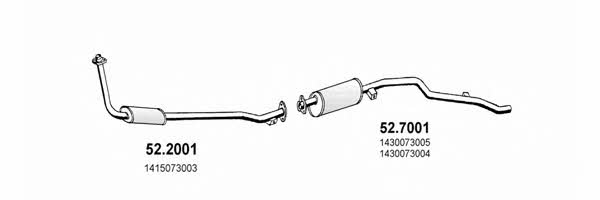 Asso ART2397 Exhaust system ART2397