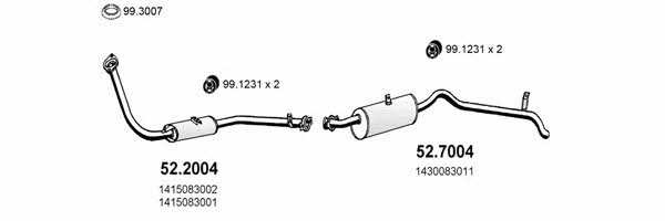  ART2400 Exhaust system ART2400