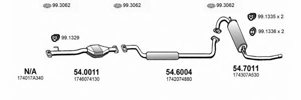 ART2428 Asso Exhaust system