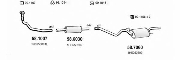 ART2516 Asso Exhaust system