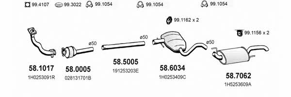 ART2517 Asso Exhaust system