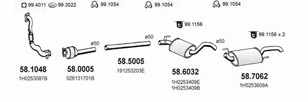 ART2518 Asso Exhaust system