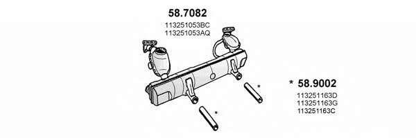 Asso ART2553 Exhaust system ART2553