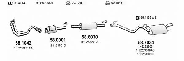 ART2684 Asso Exhaust system