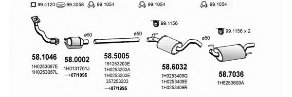 ART2690 Asso Exhaust system