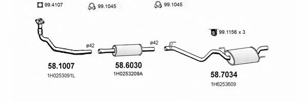 ART2700 Asso Exhaust system