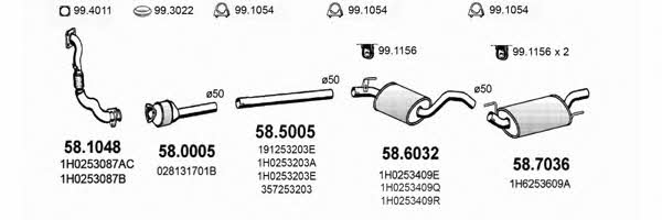 ART2704 Asso Exhaust system