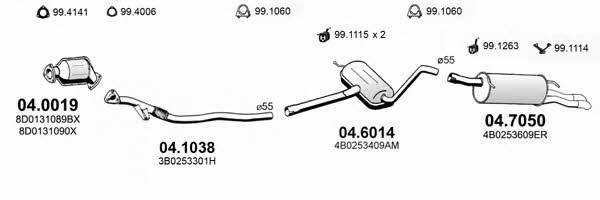 ART2765 Asso Exhaust system