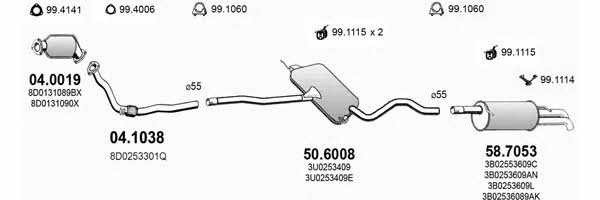 ART2928 Asso Exhaust system