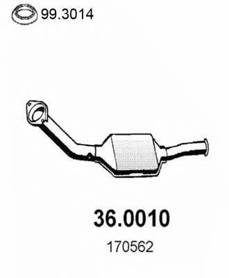 Asso 36.0010 Catalytic Converter 360010