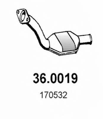 Asso 36.0019 Catalytic Converter 360019
