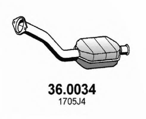 Asso 36.0034 Catalytic Converter 360034