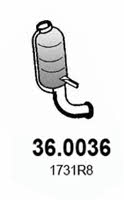 Asso 36.0036 Catalytic Converter 360036