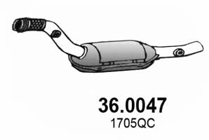 Asso 36.0047 Catalytic Converter 360047