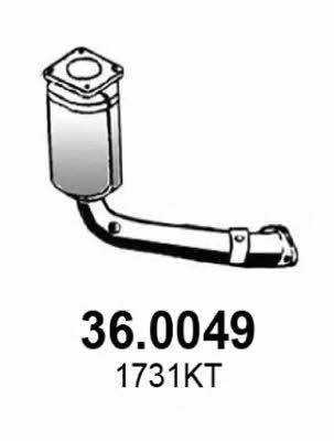 Asso 36.0049 Catalytic Converter 360049