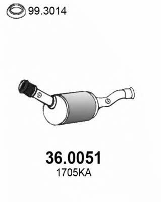 360051 Asso Catalytic Converter